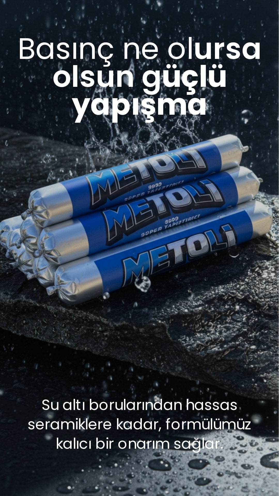 METOLİ Süper Güçlü Çok Amaçlı Yapıştırıcı 600ml